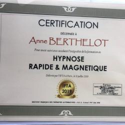 Diplôme hypnothérapeute